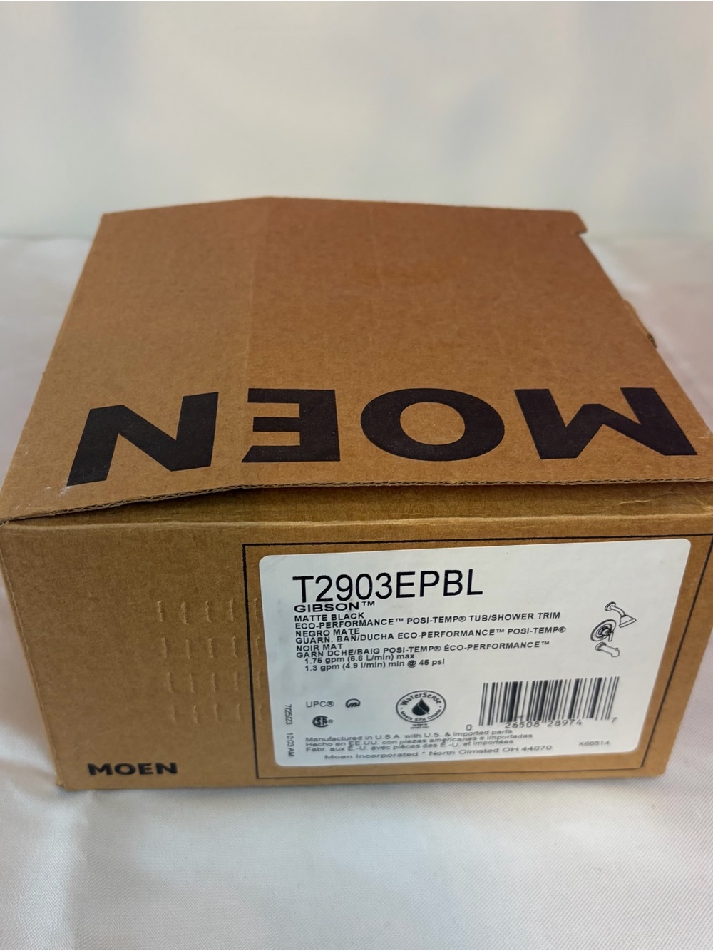 Moen Gibson Shower Faucet Trim Kit - Matte Black